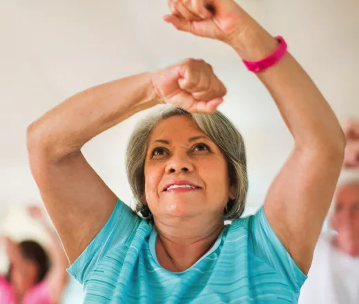 Senior Woman Exercising